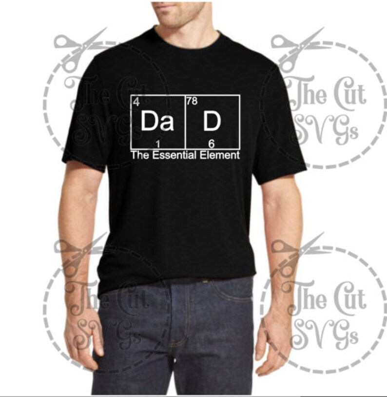Download Dad Periodic Table SVG Super Dad SVG | Etsy