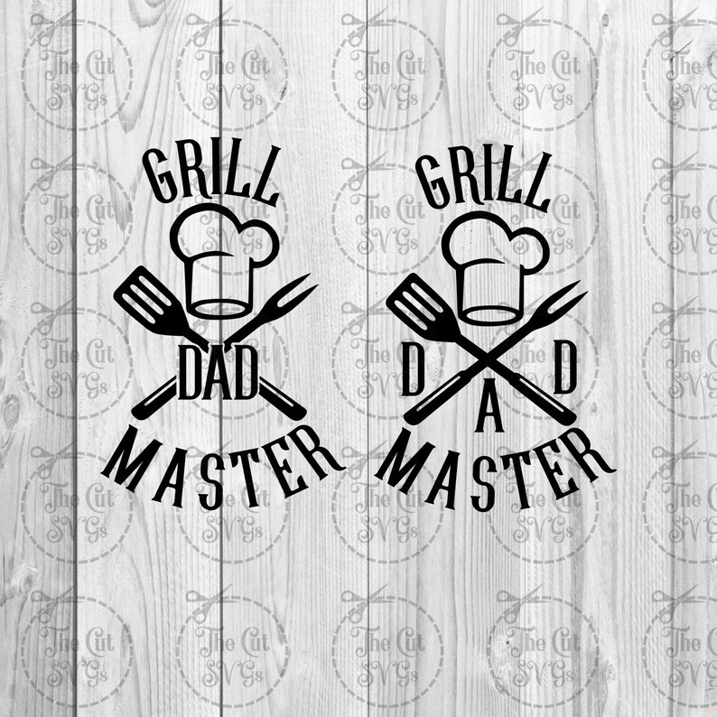 Download Grill Master Svg Dad Svg The Grill Father Svg Fathers Day | Etsy