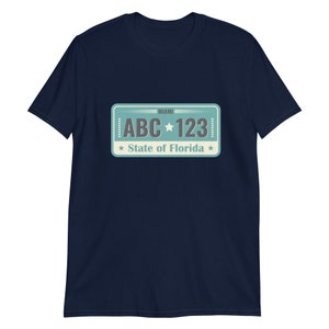 Florida License Plate Short-Sleeve Unisex T-Shirt