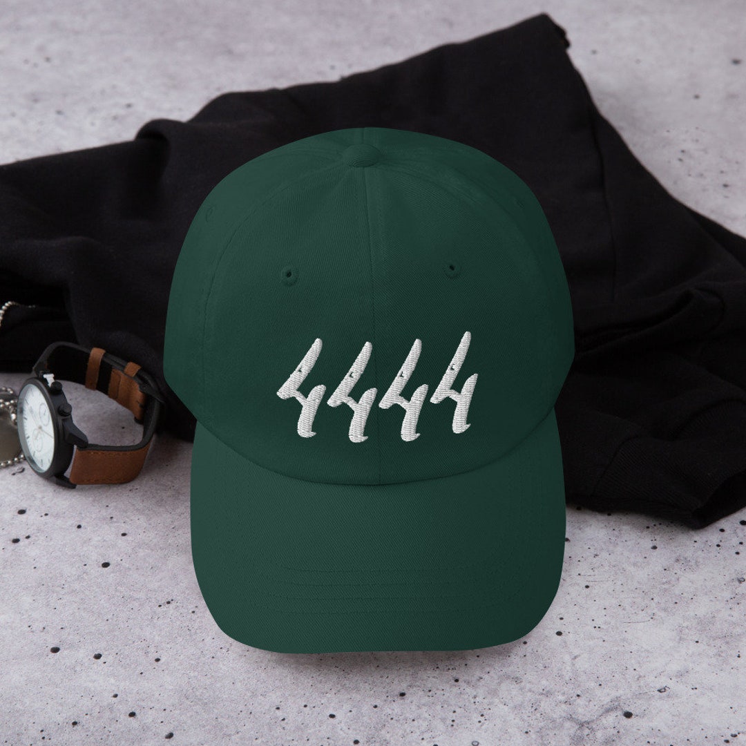 4444 Rapper Numerology Number 4444 Dad Hat - Etsy