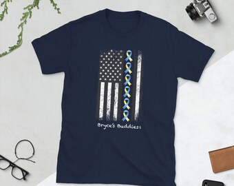 Bryce's buddies down syndrome awareness unisex t-shirt