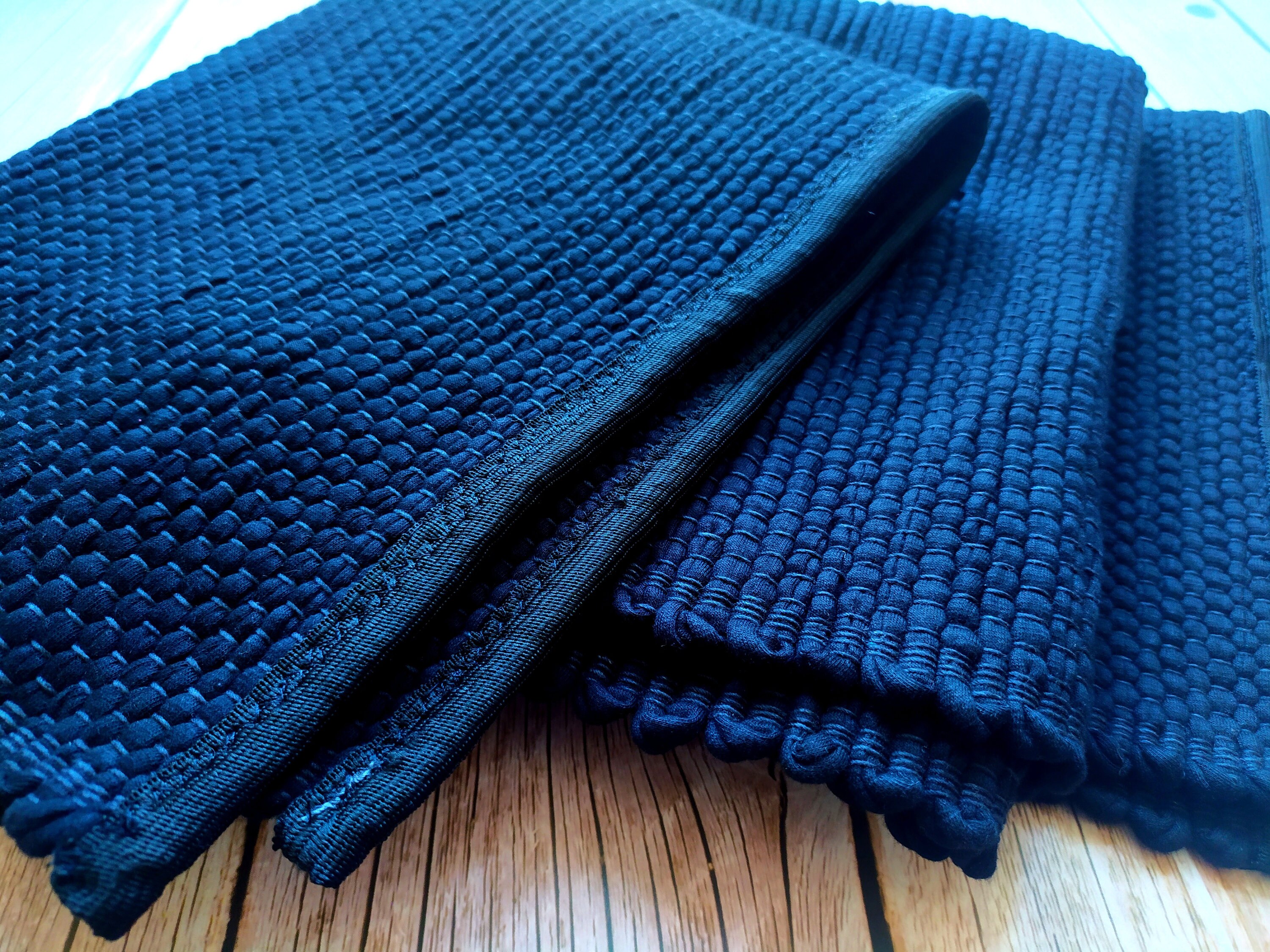 Black Cotton Runner Rug 2x6 for Kitchen Bathroom Mat With or Etsy