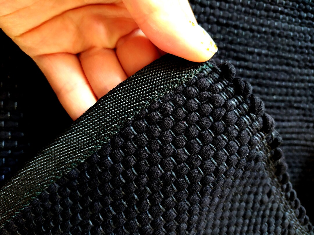 Black Cotton Runner Rug 2x6 for Kitchen Bathroom Mat With or Etsy