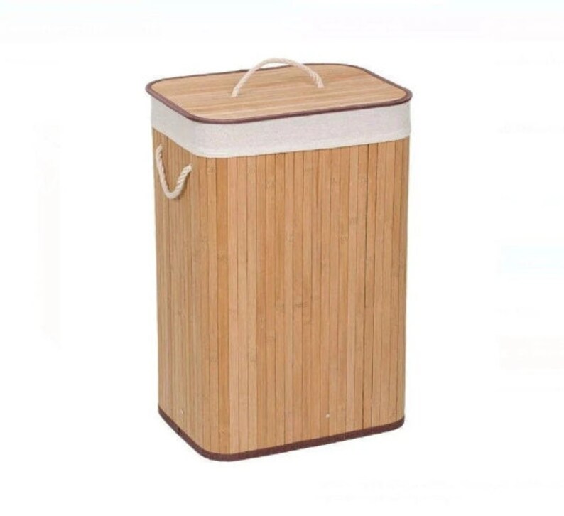 Bamboo Laundry Basket With Lid Laundry Hamper Laundry Basket Storage
