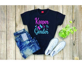 Keeper of the Gender SVG, pregnancy announcement PNG, digital file, Gender Reveal Svg File for Cricut & Silhouette, Png