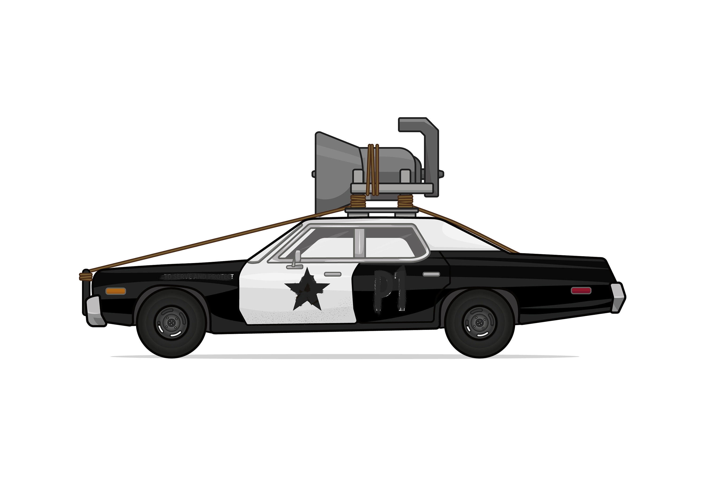 The Blues Brothers Original Illustration Print. Bluesmobile. Etsy The Blues Brothers Original Illustration Print. Bluesmobile. Etsy