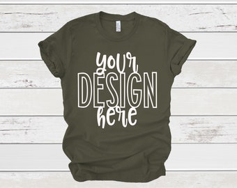 Army T Shirt Mockup Etsy