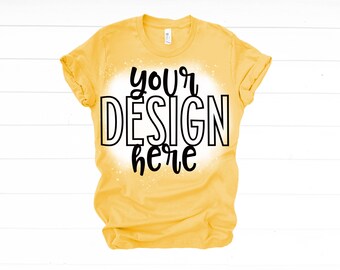 Download Yellow Shirt Mockup Etsy