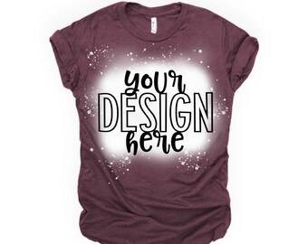Download Maroon Shirt Mockup Etsy