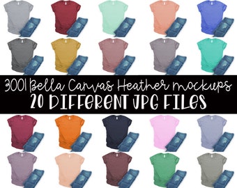 Bella Canvas Mockup Bundle Etsy