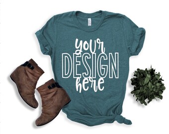 Heather Deep Teal Etsy