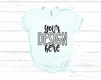 Men S Mint Green Gildan 5000 T Shirt Mockup Masculine Etsy