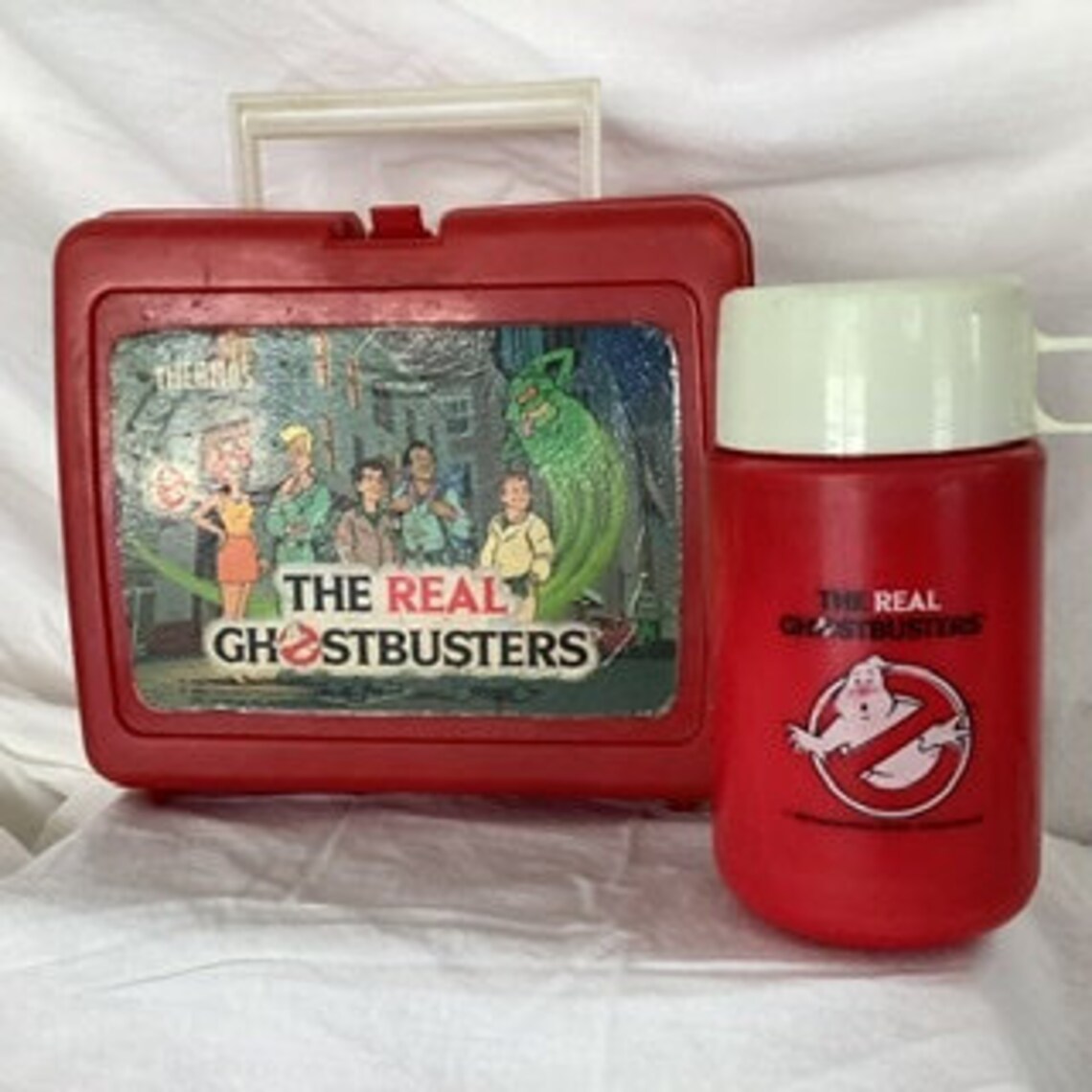 Real Ghostbusters Vintage Lunchbox and Thermos Etsy