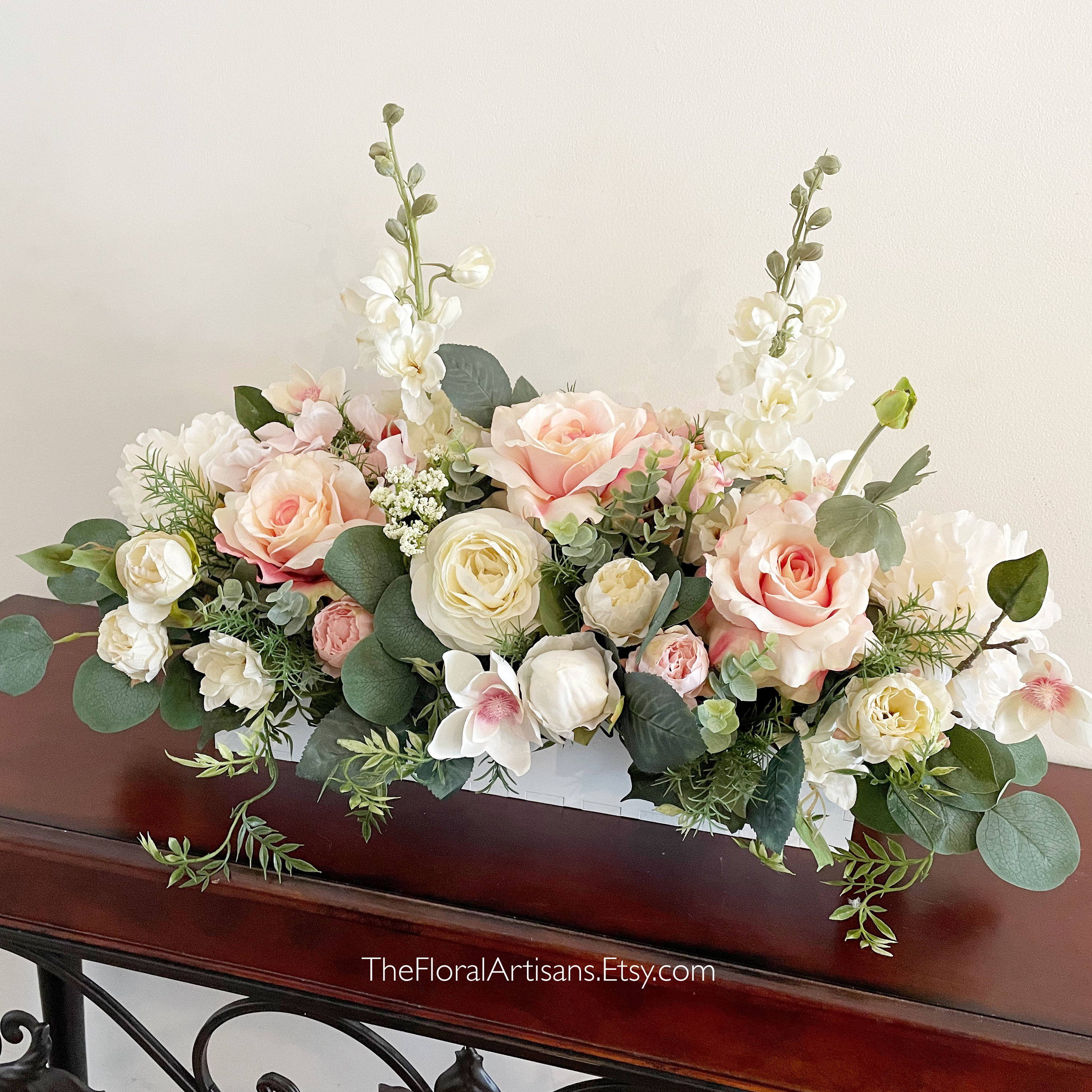 なな table flower arrange Large Centerpiece-table Centerpiece-large Real Touch Flower