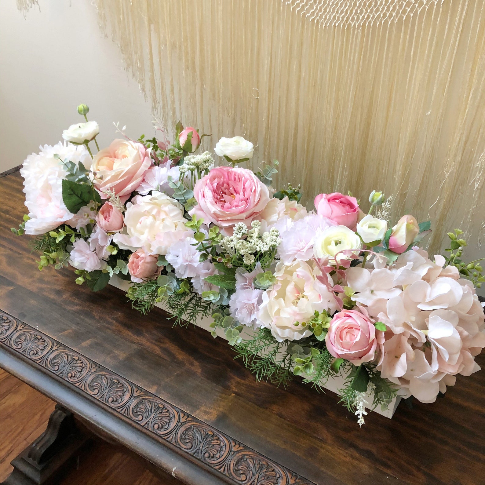 27 Blush/ Pink Floral Arrangement Floral Arrangement | Etsy