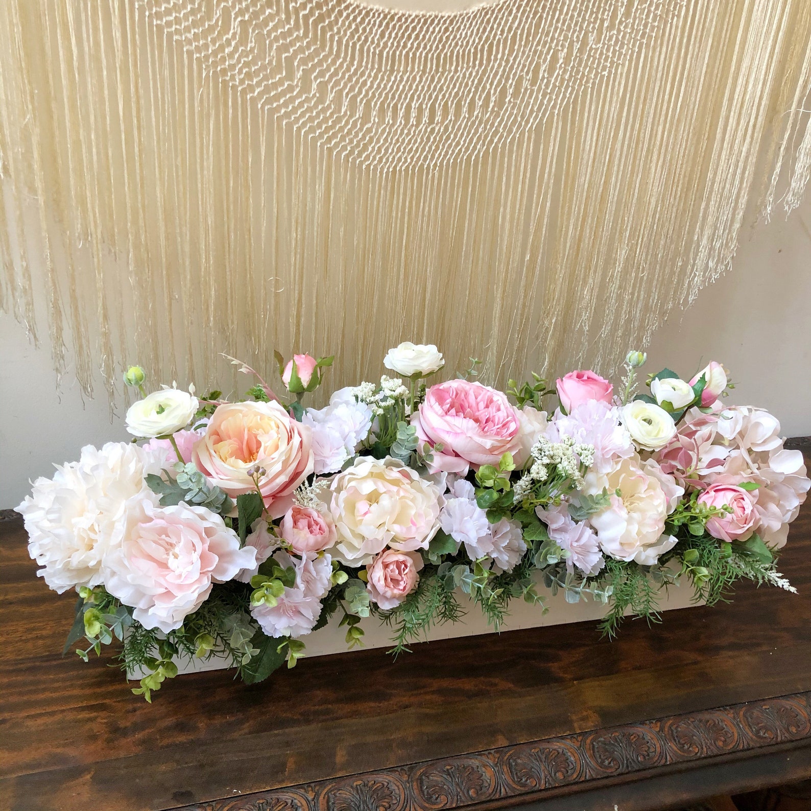 27 Blush/ Pink Floral Arrangement Floral Arrangement | Etsy