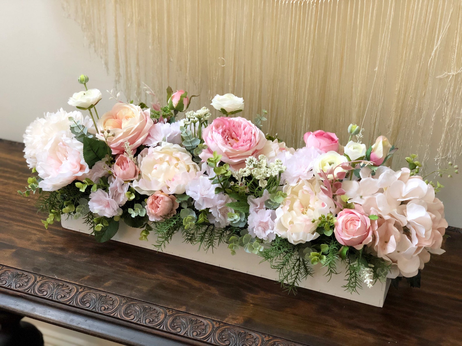 27 Blush/ Pink Floral Arrangement Floral Arrangement | Etsy