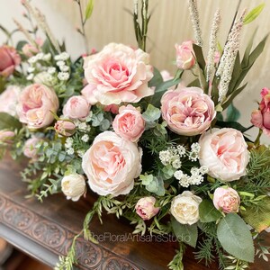 23” Large Floral Arrangement | Romantic Floral Arrangement | Roses ...