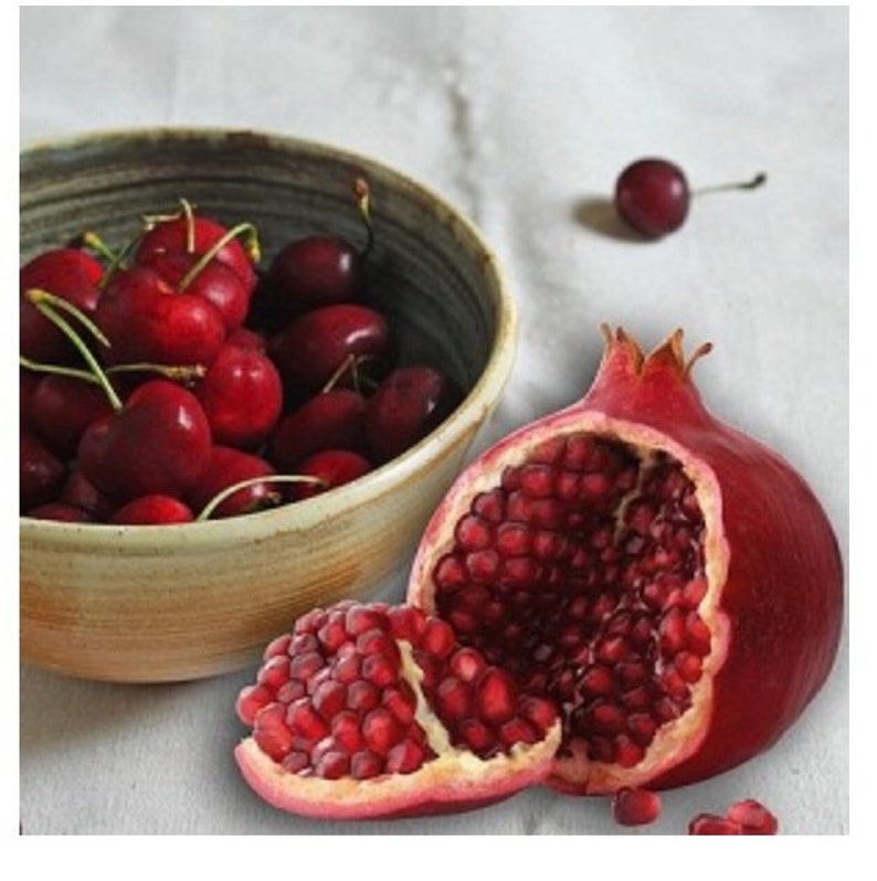 Cupcake or Flower Melts Cherry Pomegranate 100/% Wax Melts ~ No Dye Added ~ Vegan ~ 10 Seashell