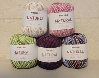 Fil de coton Circulo Natural Multicolore