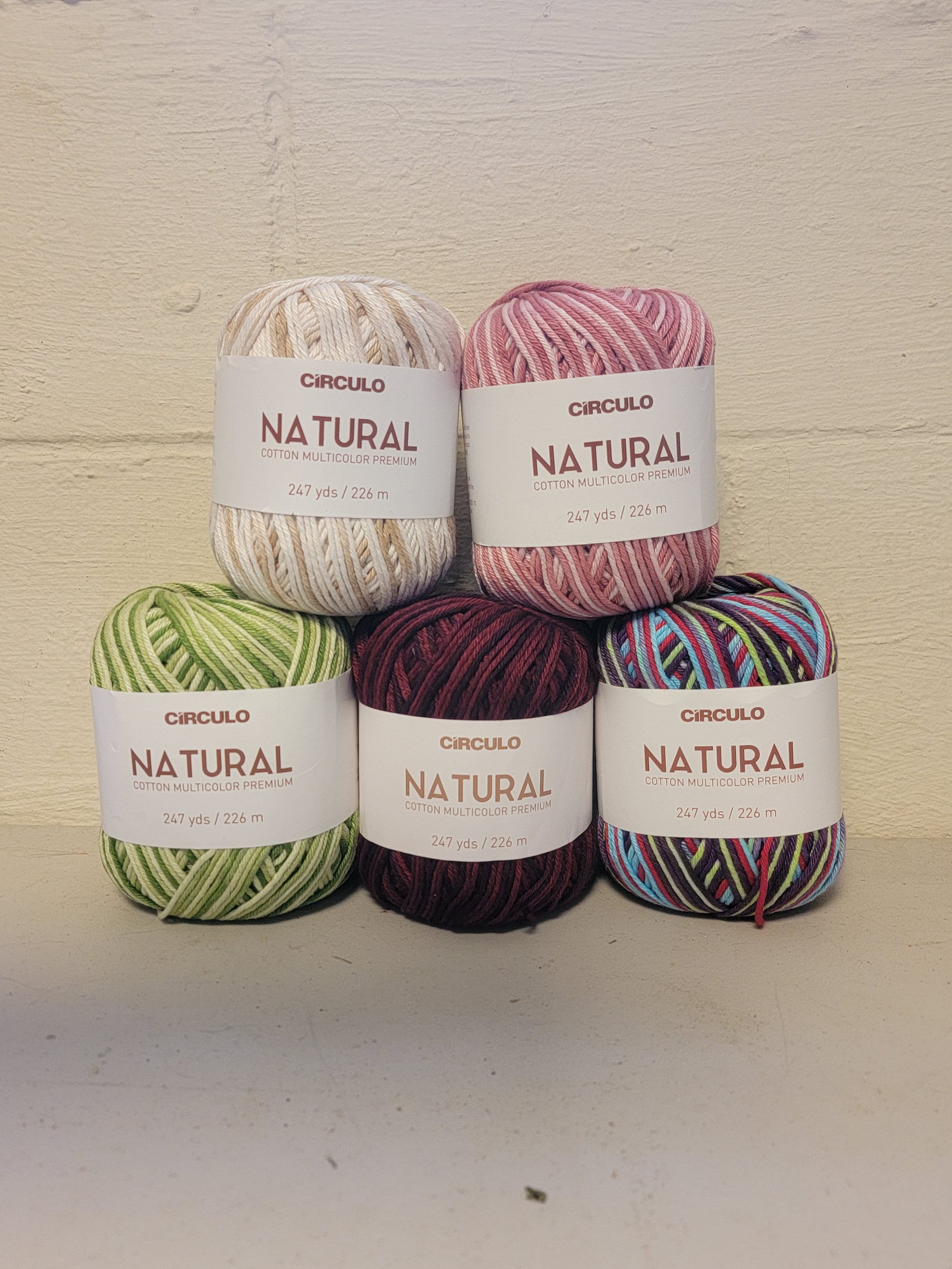  Circulo Charme Cotton Yarn for Crochet and Knitting