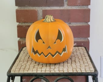 Halloween Jack-O-Lantern Indoor/Outdoor pumpkin, small