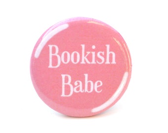 Bookish Babe Button