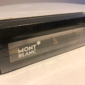 Vintage Montblanc Meisterstuck Classique Black Ballpoint Pen Gold Plated Details - No. 164 - Unopened Box