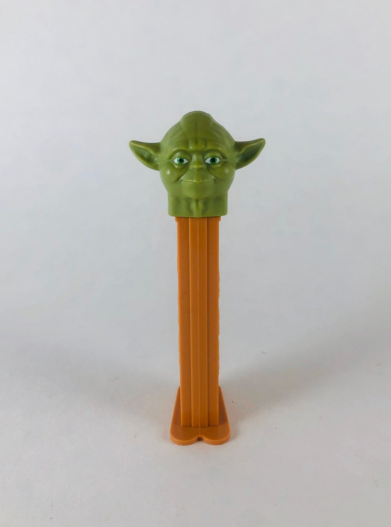 Vintage Star Wars Collectible Yoda Pez Dispenser Candy Etsy