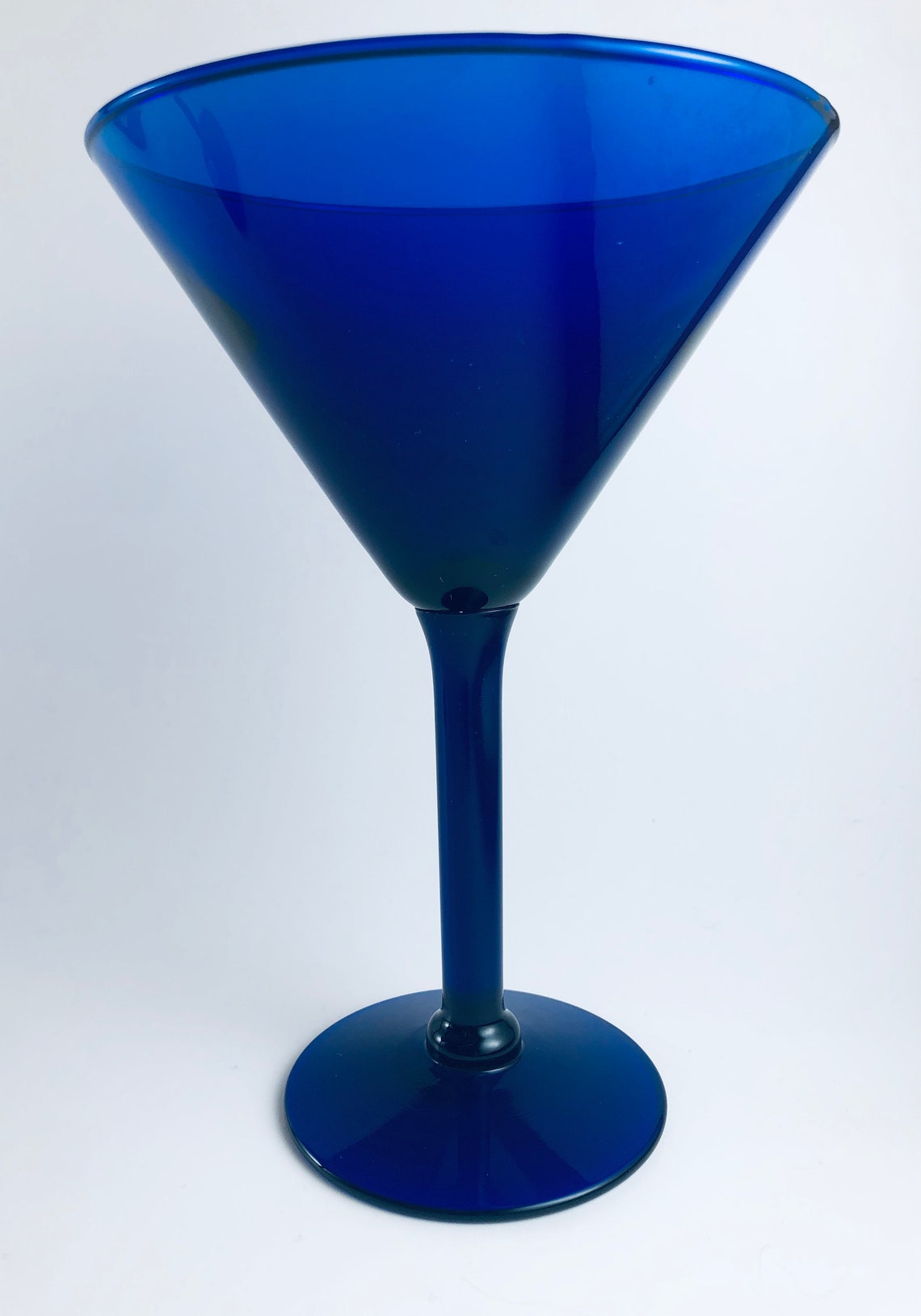 Vintage Pier 1 Cobalt Blue Martini Glasses Cobalt Glasses Etsy
