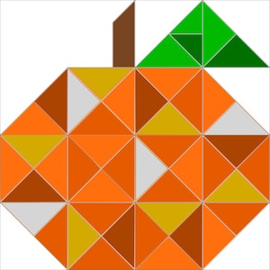 Pumpkin barn quilt SVG and PNG; can be used with laser cutting machines/hobby machines