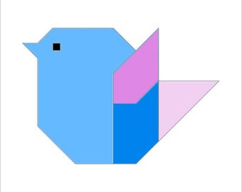 Simple Bird SVG/PNG, Laser Cut Design (Digital Download)