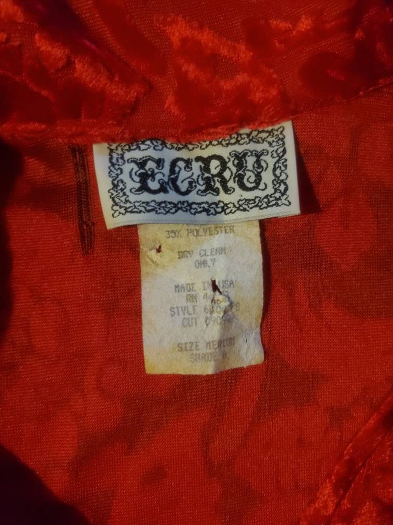 Crimson Velvet Shirt