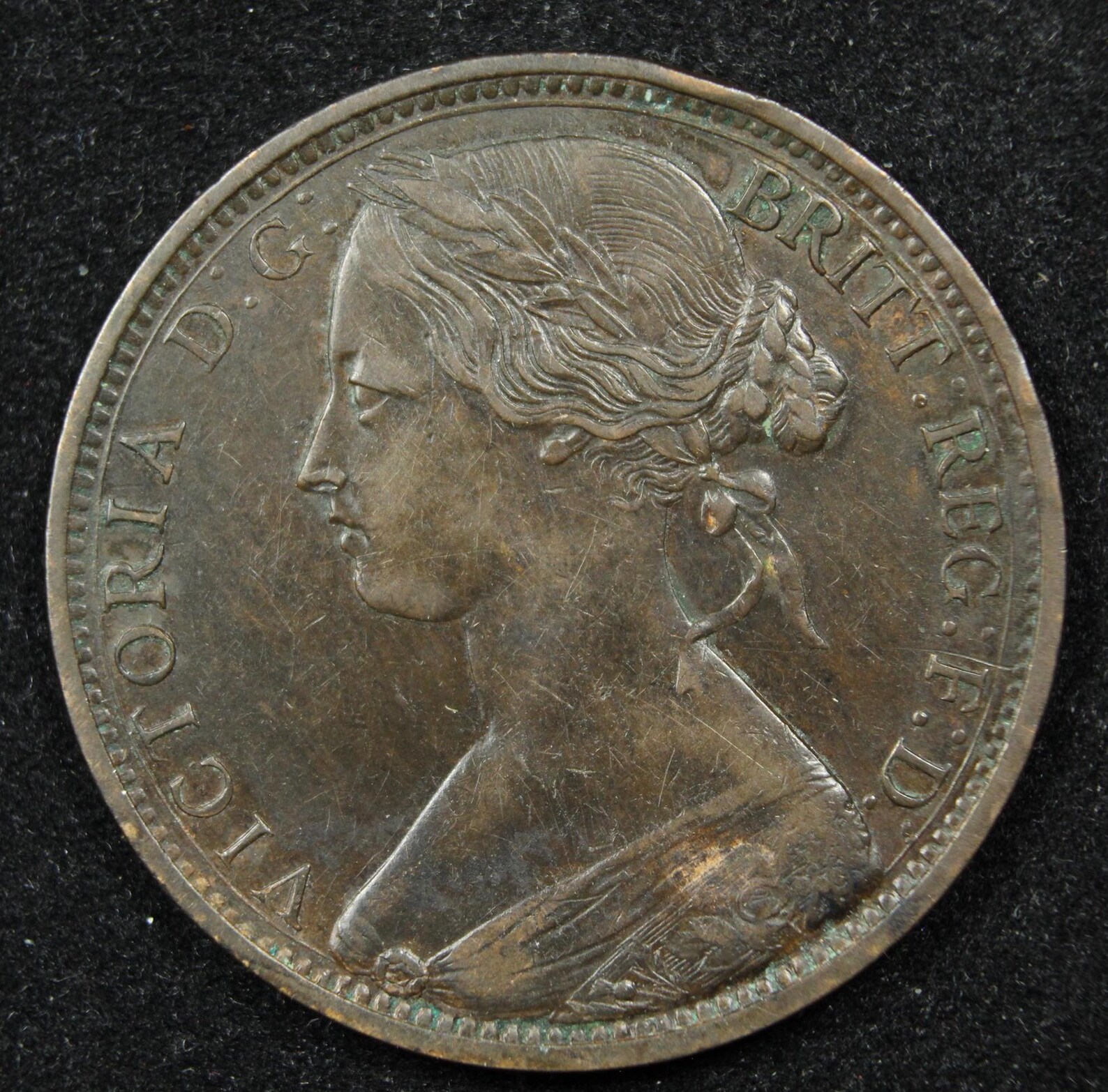1863 British Penny - Etsy