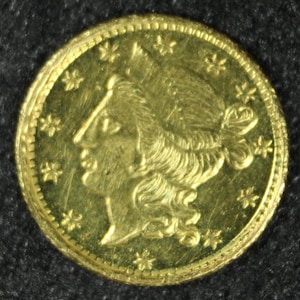 1856 50 cent  California Gold  BG#434