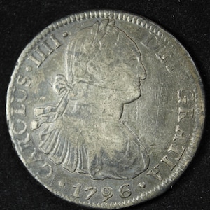 1796-MO Silver 8 Reales  Mexico