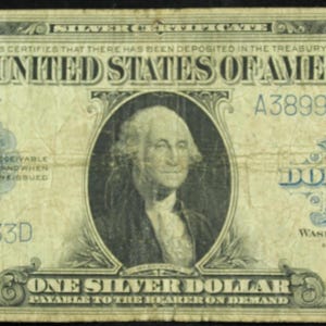 1923 US 1 Dollar Silver Certificate Horse Blanket Note