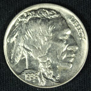 1936 Indian Head Buffalo Nickel