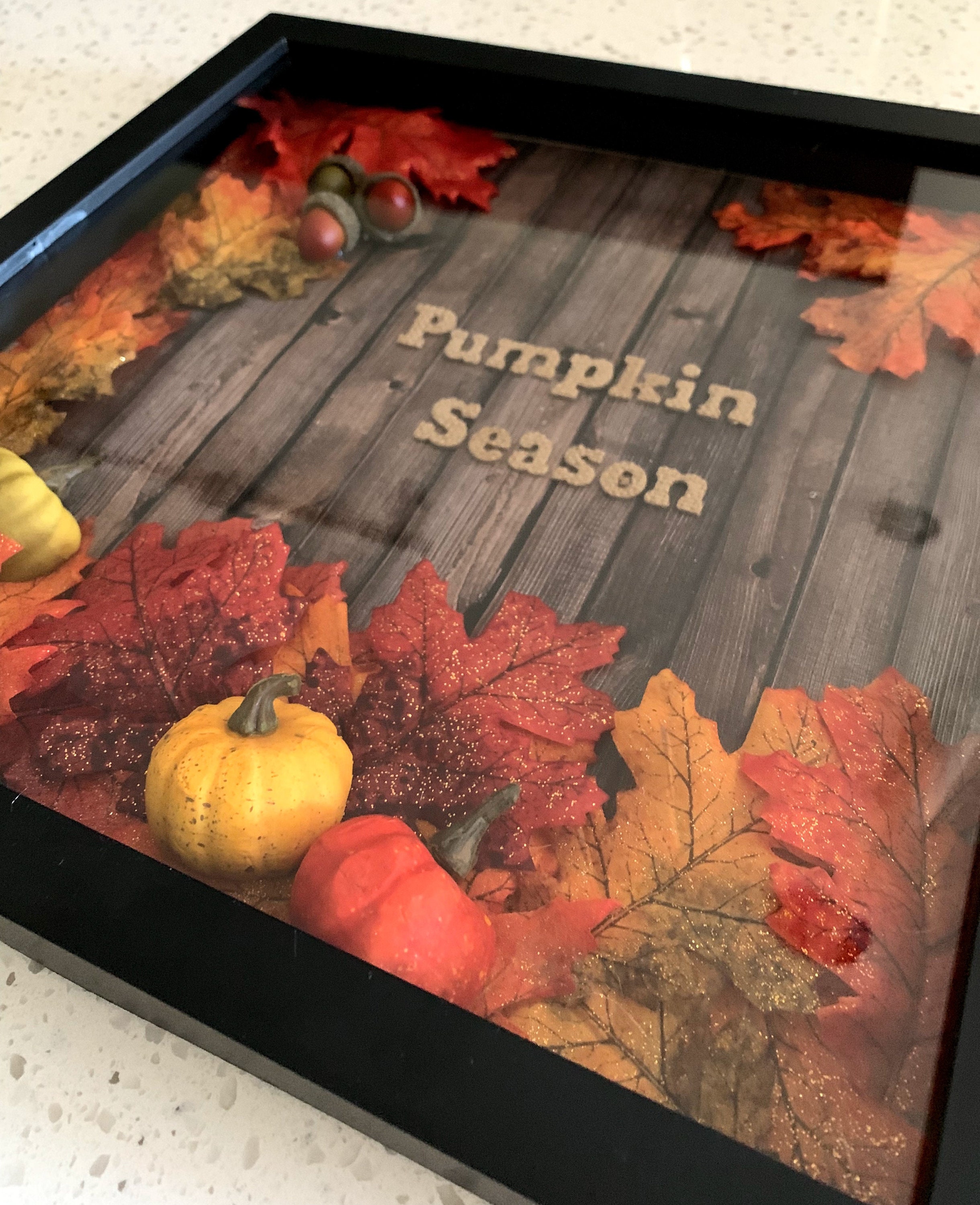 Fall Shadowbox Decor - Etsy