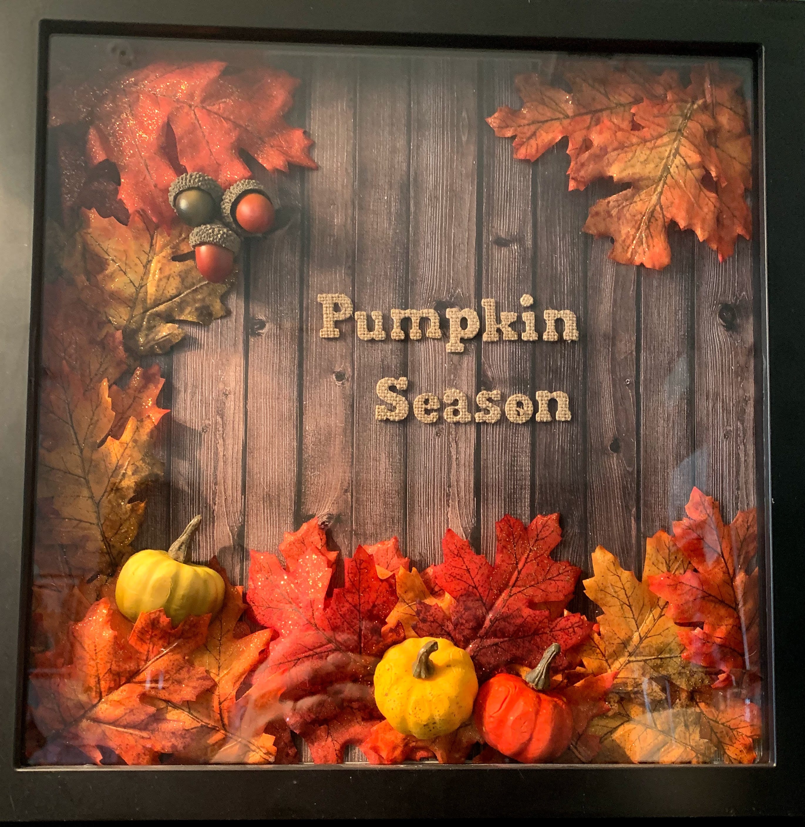 Fall Shadowbox Decor - Etsy
