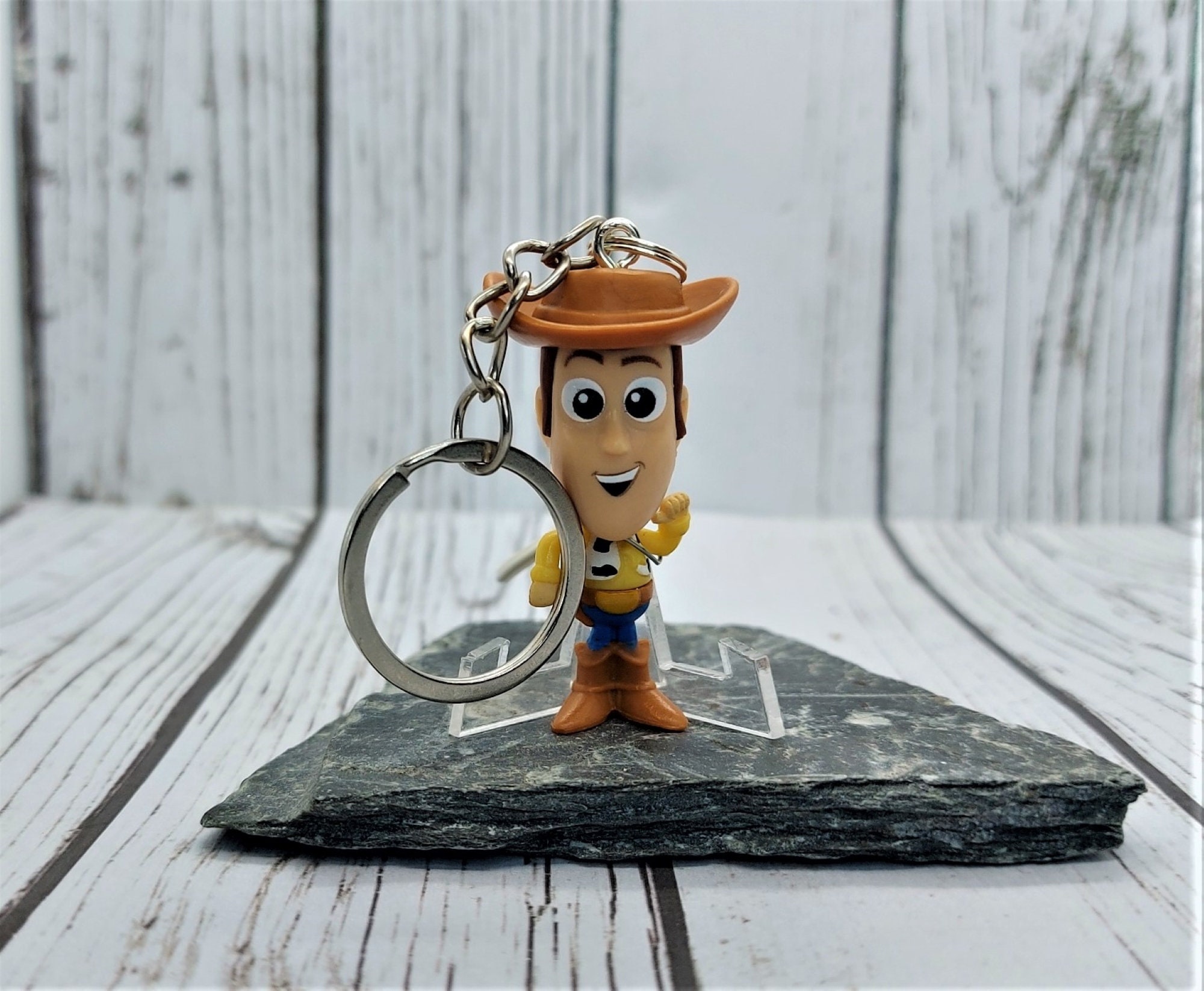 Toy Story 4 Figure Keychain: Woody, Buzz, Gabby, Forky, Jessie - Etsy