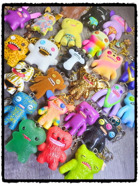 Fuggler 24 Different Versions Keychain Each With Extra Charms