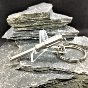 Screw Driver Tool Key Ring In a Gift Bag, Great Fathers Day