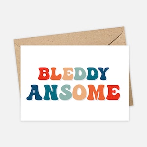 Bleddy Ansome グリーティング カード | コーンウォール グリーティング カード | バレンタイン カード