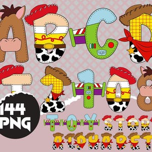 Toy Story Alphabet png, Toy Story Clipart, Mixed Alphabet, Toy Story tshirt, Toy Story Font png