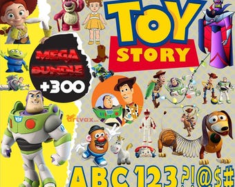 Toy Story Clipart PNG, Buzz Lightyear Woody Jessie Lotso Alien Characters | Toy Story PNG Birthday Printable,