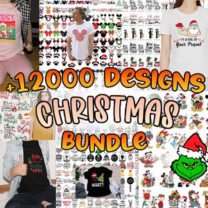 Pacote SVG de Natal, tudo que você precisa para artesanato de Natal, pacote SVG de Natal definitivo, arquivo de corte SVG engraçado de Natal, pacote SVG de férias