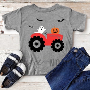 Halloween Tractor Shirt | Boy's Halloween Shirt | Boy's Tractor Shirt | Tractor Halloween Shirt | Toddler Shirt | Halloween Shirt | Tractors