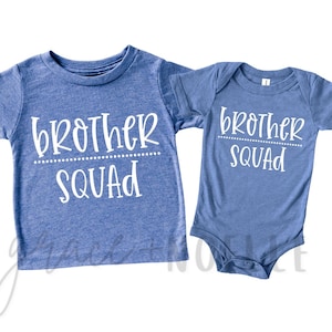 Sister Squad | Brother Squad | Big Sister, Big Brother, Little Sister, Little Brother Matching Sibling Shirts | Sibling Shirts | Big Sister