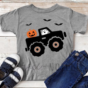 Halloween Monster Truck Shirt | Boy's Halloween Shirt | Boy's Monster Truck Shirt | Truck Halloween Shirt | Toddler Shirt | Halloween Shirt